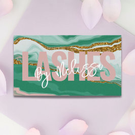 Modern typografi - Beauty Makeup Artist Lash Visitkort