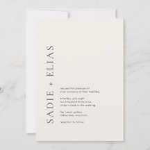Modern typografi Beige Elegant Bröllop
