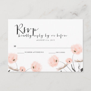 Modern Typografi-Bröllop OSA Kort