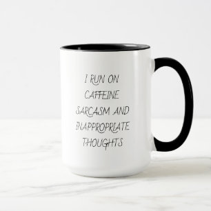 Modern typografi - den ynka kaffe Älskare Mugg