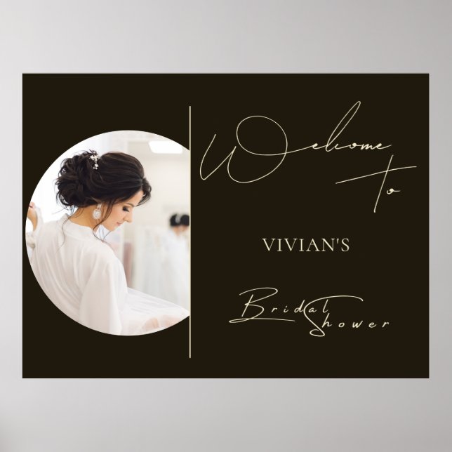 Modern typografi - digitalt välkomstfotografi poster (Framsidan)