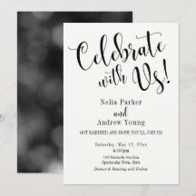 Modern typografi efter bröllopsfirande