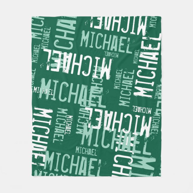Modern typografi fleecefilt (Framsidan)