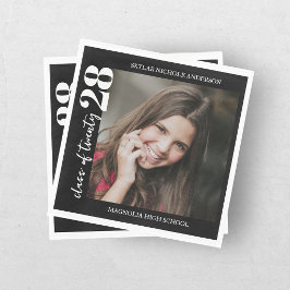 Modern Typografi Foto Examen Pappersservett