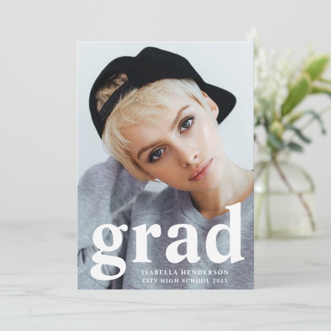 Modern typografi - foto Studenten Meddelande (Stående Fram)