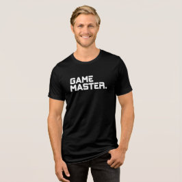 Modern typografi Game Master Herr Matching T Shirt