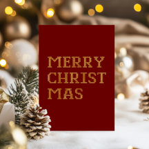 Modern typografi God jul-fjolkort