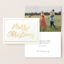 Modern typografi God jul foto guld