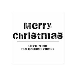 Modern typografi God Jul Högtid Stämpel