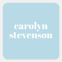 Modern typografi i Blue Personlig Namn