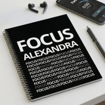 Modern typografi mindset journal svart vit