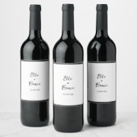 Modern typografi Minimalistisk bröllop