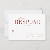 Modern typografi - minimalistisk OSA av fallbröllo