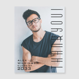 Modern typografi - minimalistisk Studenten Tack