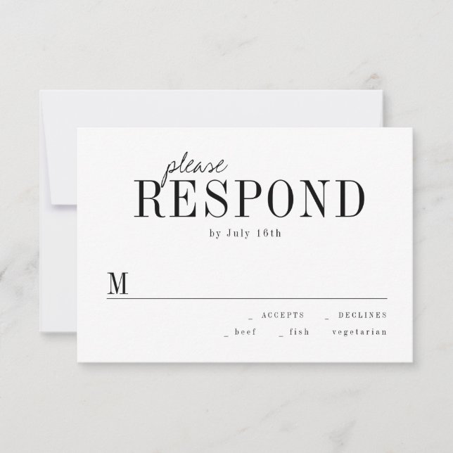 Modern typografi - minimalistisk svartvit OSA (Framsida)