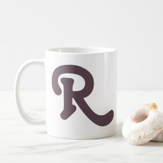 Modern typografi Monogram Kaffemugg