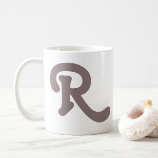 Modern typografi Monogram Kaffemugg