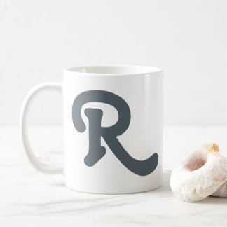 Modern typografi Monogram Kaffemugg