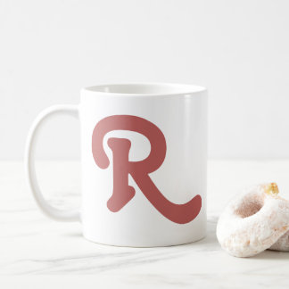 Modern typografi Monogram Kaffemugg