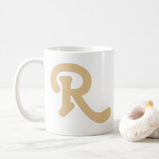 Modern typografi Monogram Kaffemugg