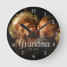 Modern Typografi Mormor Personlig Fotopresent