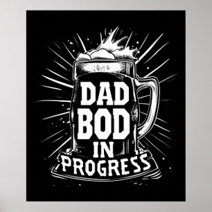 Modern typografi Poster - "Ad Bod Pågår