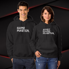Modern typografi Spel Master Herr Matching Hoodie