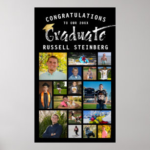 Modern typografi Student 17 Fotokollage Poster