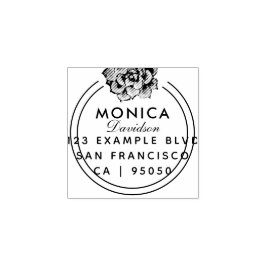 Modern typografi | Suckulär Returadress Stämpel