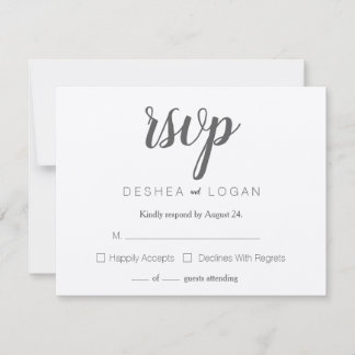 Modern typografi svarsbrevskort OSA kort