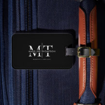 Modern typografi, svart monogram