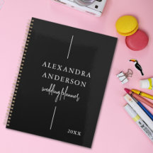 Modern typografi, svart och vit Elegant - minimalt