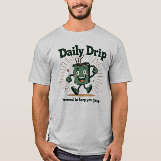 Modern typografi T-shirt-design T Shirt (Framsida)