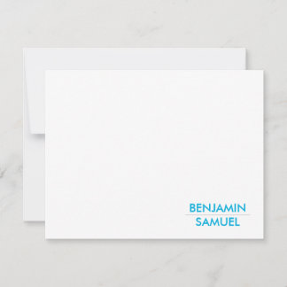 Modern typografi Tackkort Pub Mitzvah OSA Kort