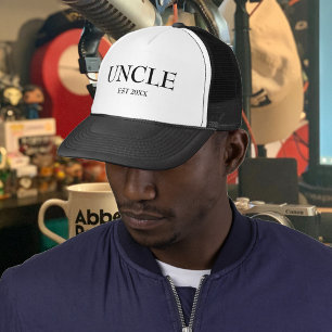 Modern typografi UNCLE-etablering Keps