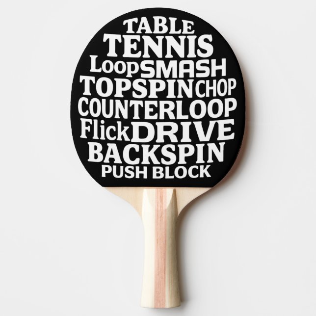 Modern typografi Word Art | Vit text pingis (Framsidan)
