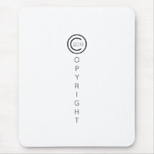 Modern typografisk vit upphovsrätt