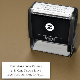 Modern Typography  Självfärgande Stämpel
