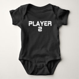 Modern Typography Spelare Två Matchande T Shirt