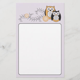 Modern ugglabrevpapper brevpapper