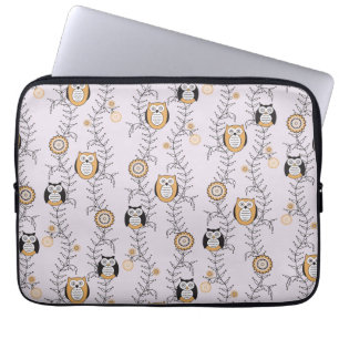 Modern ugglalaptop sleeve