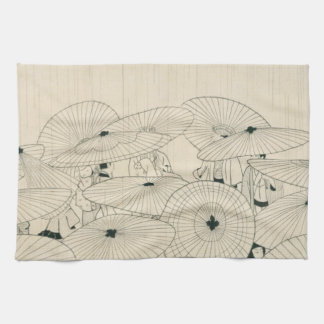 Modern Ukiyoe av Komura Settai Kökshandduk