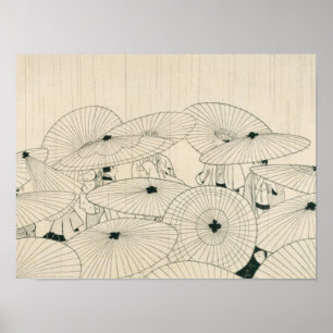 Modern Ukiyoe av Komura Settai Poster