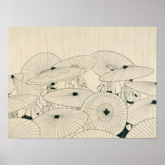 Modern Ukiyoe av Komura Settai Poster