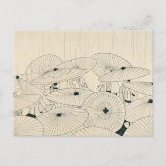 Modern Ukiyoe av Komura Settai Vykort