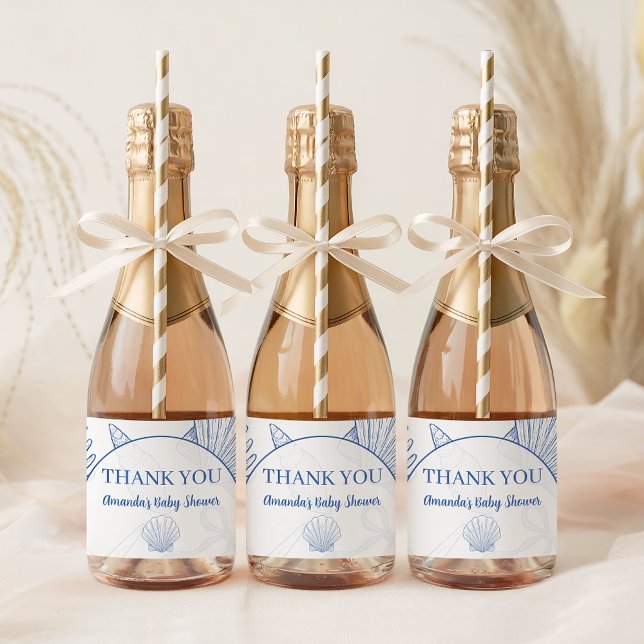 Modern Under The Sea You Soon Blue Boy Baby Shower (Skapare uppladdad)