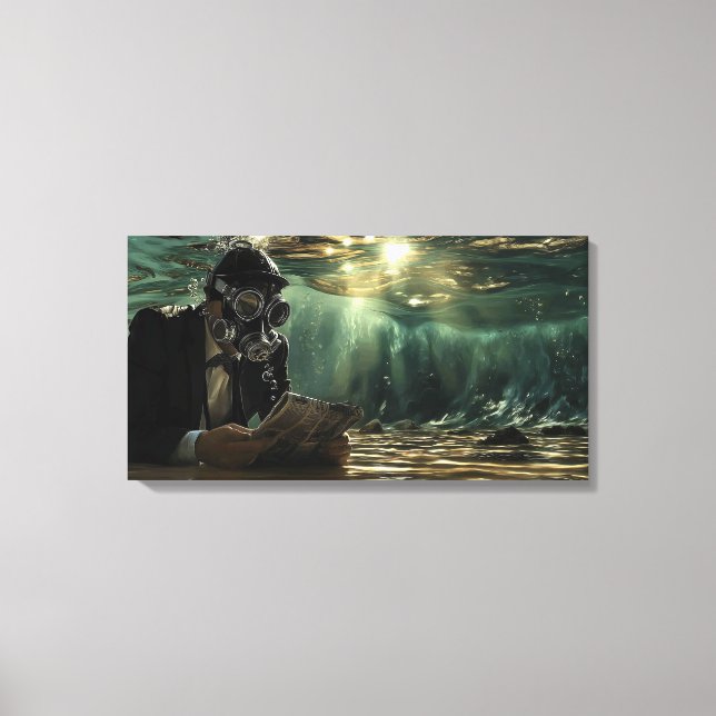 Modern Underwater nyheter Canvastryck (Framsida)