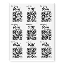 Modern Ungdomsfödelsedagsfest QR-kod