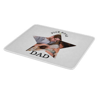 Modern unik bild av Pappa 1 med Fars dag 5 stjärno