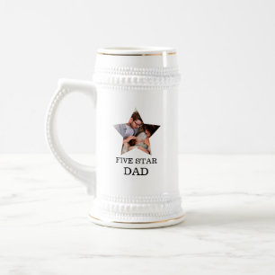 Modern unik bild av Pappa 1 med Fars dag 5 stjärno Sejdel